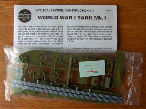 World War 1 Tank Mk1