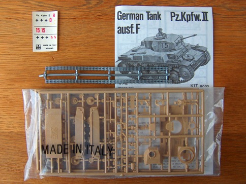 German Tank Pz. Kpfw. II ausf. F