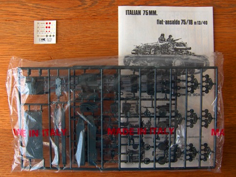 Italian 75 mm. Fiat-Ansaldo 75/18