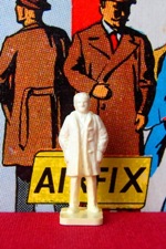 Man in duffle coat
