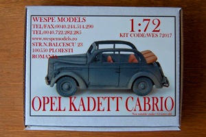 Wespe Models WES 72017