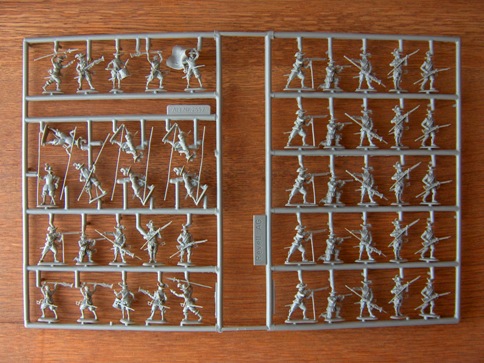 30 Years War Revelle #2557 1/72 Scale Swedish Infantry 47 Pieces 